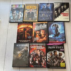 Movie Night - Action, Suspense and Thrillers - 10 Movies DVDs